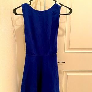 Bright summer blue dress